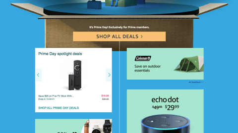Amazon 'Prime Day' Landing Page